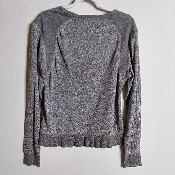 T by Alexander Wang Gray Cotton Pullover - Picture 9 of 11
